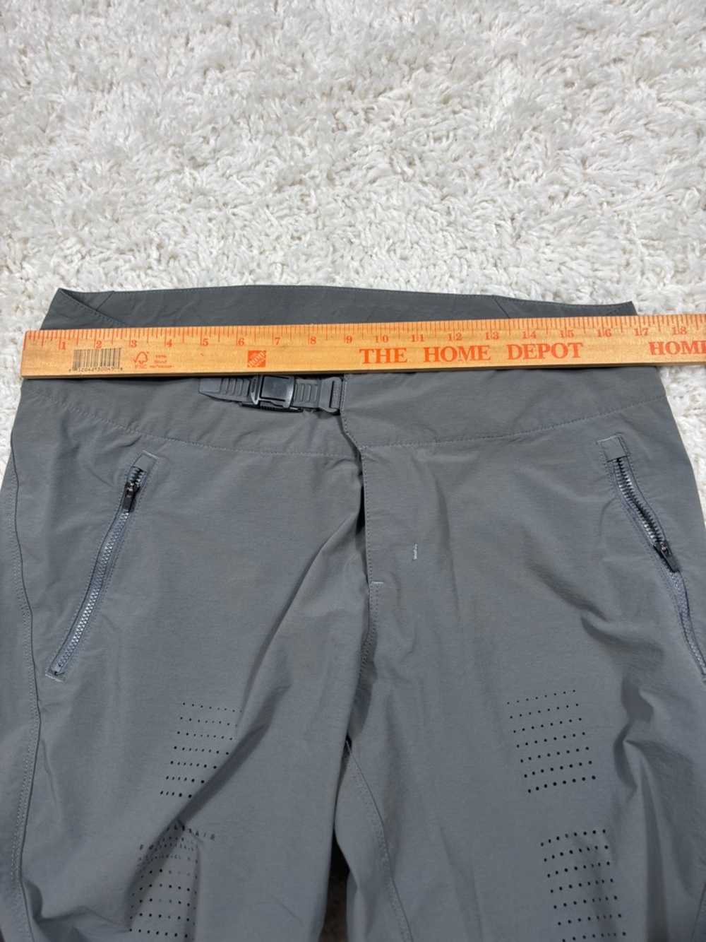 Fox Racing Flexair Men’s Mountain Bike Shorts Gray Size 34 MTB Cycling - Picture 13 of 14